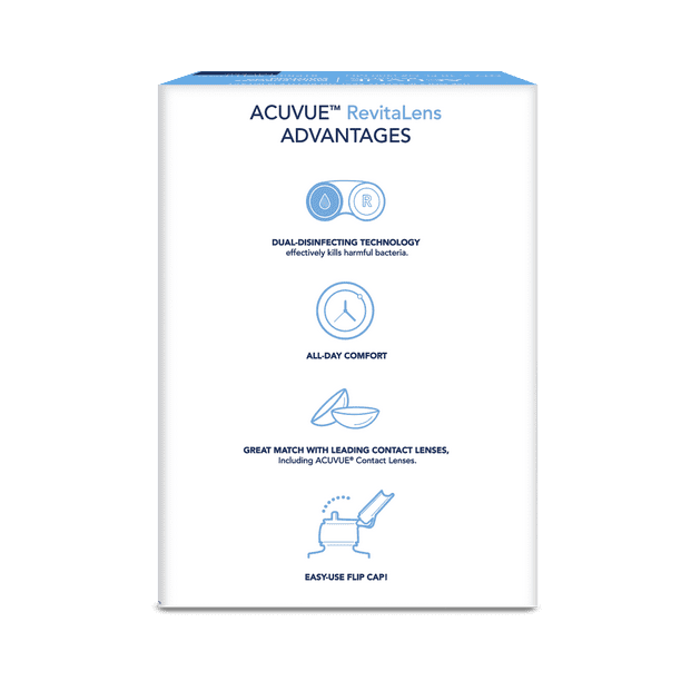 ACUVUE RevitaLens Hydrating Contact Lens Liquid, Multi