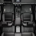 thumbnail image 3 of YITAMOTOR Floor Mats Compatible with 2008-2021 Nissan Frontier Crew Cab, Custom Fit Floor Liners, 1st & 2nd Row All-Weather Protection, Black, 3 of 8