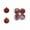 E 6, variant on AYktou 4 Pcs Christmas Balls Ornaments Set, 2.4 Inch Flocked Christmas Tree Balls Snowflake Christmas Tree Pattern Pendant Hanging Balls for Home Gathering Birthday Party Holiday Decoration, Red