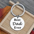 thumbnail image 1 of Llavero de regalo para padrastro del día del padre, ideas de regalo de Navidad para papá papá de hija hijo niños (el mejor papá de todos) Fokelyi WRHS-148, 1 of 5
