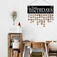 thumbnail image 2 of Clearance Sale Wood Birthday Reminder Board Plaque plaque Sign Family DIY Calendar Decor, 2 of 5