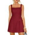 thumbnail image 3 of PRETTYGARDEN Womens Summer Sleeveless Mini Dress Square Neck A Line Short Cocktail Party Dresses Trendy Spring Clothes, 3 of 10