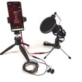 thumbnail image 2 of Durability ABS Condenser Microphone Set for Versatile Use in Singing, Teaching, Live Performances Computer PC Microphone, 2 of 14