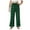 Green, variant on SonxaHe Big Girl' Pants Stretch Waisted Loose Plaid Pajama Trousers Child Soft Comfy Sleepwear Pants Black,Sized 7-8