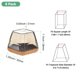 thumbnail image 3 of Uxcell 8-Pack Protectores de patas de silla, se adaptan a almohadillas de silicona de 0.86-1.1" con almohadillas de fieltro para cubiertas de patas de muebles para suelos de madera [Negro], 3 of 7