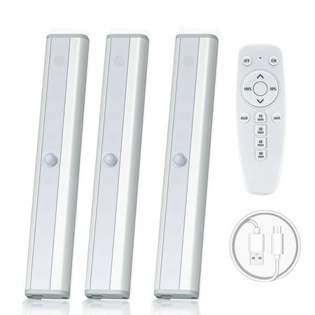 

3.7V 0.7W 20LEDs Strips Cabinet Lamp Kit Set with Controller Sensitive Touching Control/ 10 Levels Dimmable/ 50%&100% Preset Adjustable Brightness/ 4 Levels Timer(15Mins&30Mins&45Mins&60Mins