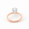 thumbnail image 5 of solitaire jewels 2.5CT Oval Moissanite Solitaire Engagement Ring For Women, 18K Rose Gold, 5 of 7