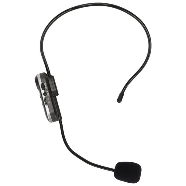 Wireless Headset Mic,T‑1 UHF Wireless Microphone Wireless Headset Microphone UHF Wireless