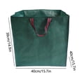 thumbnail image 3 of Wdhugt Sac de Jardinage Réutilisable pour Feuilles Poignée Renforcée Pliable Portable Nettoyage de Cour Sac de Rangement 60L Plastique D, 3 of 7