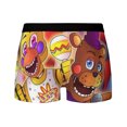 thumbnail image 4 of Calzoncillos tipo bóxer de seda con estampado de dibujos animados de Five Nights at Freddy's, ropa interior para hombre, calzoncillos tipo bóxer para hombre, calzoncillos tipo bóxer para hombre, 4 of 5