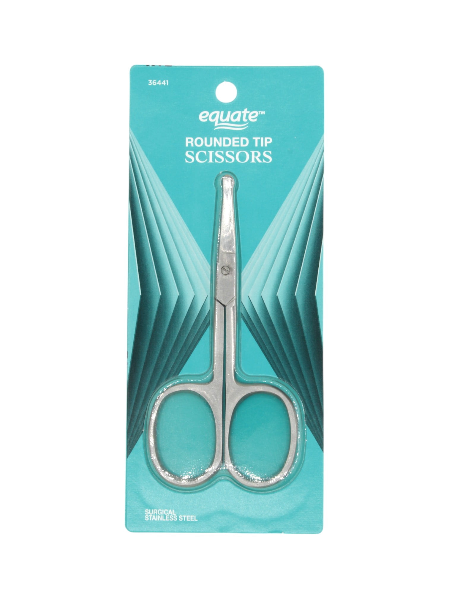 Equate Stainless Steel Rounded Safety-Tip Scissors, 1 Count