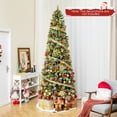 thumbnail image 2 of Gymax 9 FT Artificial Xmas Tree w/ 1416 Branch Tips 560 Warm White LED Lights, 2 of 10