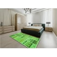 thumbnail image 4 of Ahgly Company Indoor Rectangle Patterned Emerald Green Area Rugs, 4' x 6', 4 of 6