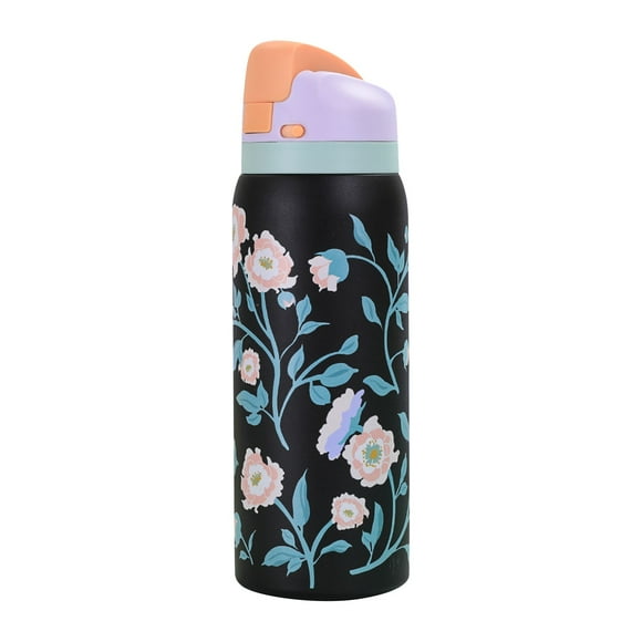 Vacuum Insulated Water Bottle with Straw 32oz Stainless Steel Thermos Bottle Base Cover for Owala 32oz Sports Vacuum Flask