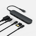 thumbnail image 5 of onn 7-in-1 USB C Hub with 4K HDMI, 100W PD Charging, 3 USB Ports, SD/TF Card Readers, 5 of 9