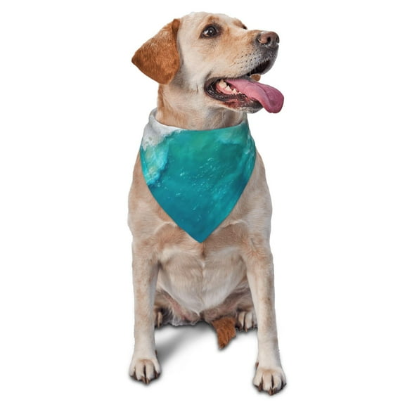 Xecao Beach for Pet Bandana - A Stylish Triangle Accessory for Small to Large Dogs, Puppies, and Cats