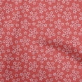 thumbnail image 1 of oneOone Viscose Chiffon Red Fabric Asian Block Craft Projects Decor Fabric Printed By The Yard 42 Inch Wide, 1 of 4