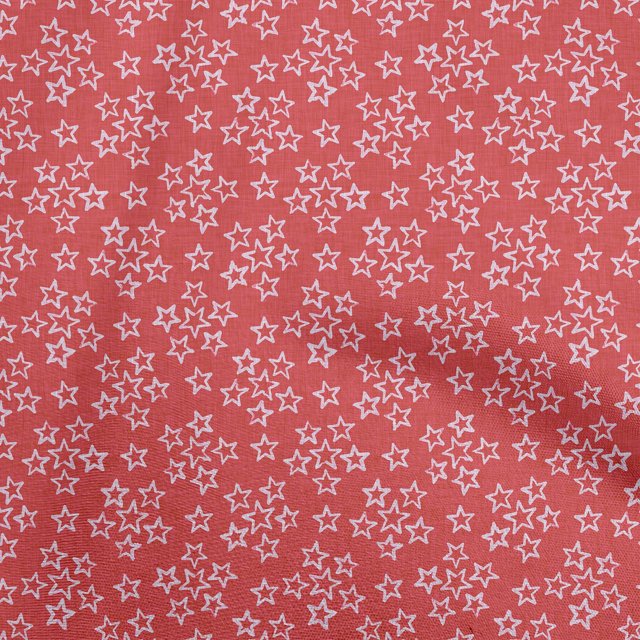oneOone Viscose Chiffon Red Fabric Asian Block Craft Projects Decor Fabric Printed By The Yard 42 Inch Wide
