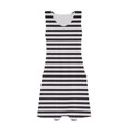 thumbnail image 4 of Robes d'Été pour Femmes 2025 Zeophrasy Robe d'Été à Rayures Ample Sans Manches Col en V avec Poche en Solde à Moins de 5, 4 of 6