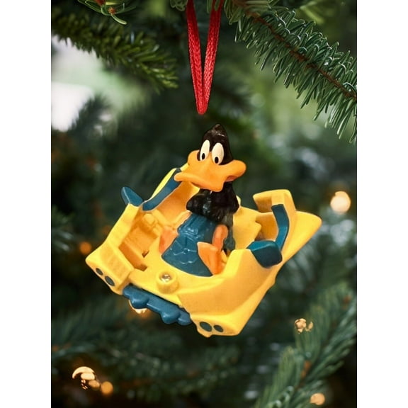 ORNAMENT Daffy Duck Quack Up Cars Splittin' Sportster Figure Figurine Charm 3”