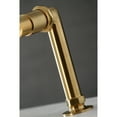 thumbnail image 4 of Aqua Vintage AE8107DL Concord 7" Center Deck-Mount Clawfoot Tub Faucet with Hand Shower, Brushed Brass, 4 of 8
