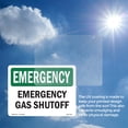 thumbnail image 5 of Gas Shutoff OSHA Emergency Vinyl Decal Label 7 Inch x 5 Inch - 10 Pack, 5 of 6