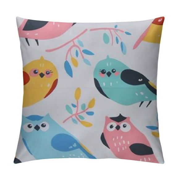 Kids Toddler Pillowcases - Pack Pillowslip Case Fits Pillows Sized for Kids Bedding Pillow Cover Pink/White Owl Pillow Cases - by