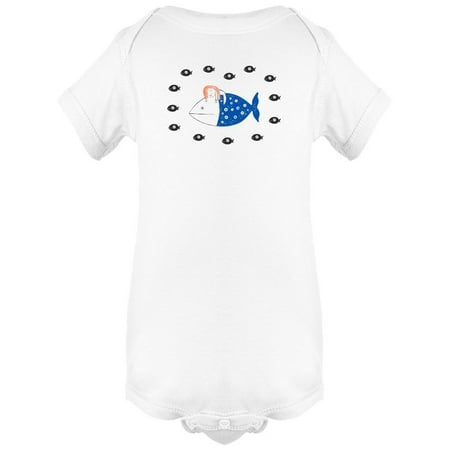 

Girl Riding A Fish Doodle Bodysuit Infant -Image by Shutterstock 6 Months