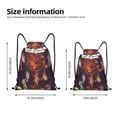 thumbnail image 2 of Saiise Beautiful Dreamcatcher1 Pattern Sports Drawstring Backpack - String Swim Gym Bag with Wet Proof Pocket for Women&Men-Small, 2 of 6