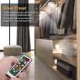 thumbnail image 4 of Cabinet Lights Led With Remote Control, Cabinet Lights 3 Pieces Cabinet Lighting Led Night Light Cabinet Lighting Led Cabinet Light For Bedroom, Wardrobe, Cabinet, Kitchen - White, 4 of 7