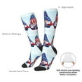 thumbnail image 4 of Pofeuu Cute Gnomes in USA1 Print Stockings, Adult Running Hiking Socks for Youth and Adult, 4 of 6