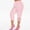 Pink#2, variant on LEBONYARD Plus Size Pull-on Capris Jeggings,Women's Plus Size Flare Leggings clearance,Fashion Women Plus Size Solid Hollow Elastic Waist Casual Leggings Capris Pants Watermelon Red S