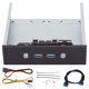 thumbnail image 1 of Adaptador USB para panel frontal de 2 puertos USB 3.0, estable, confiable, interruptor independiente, práctico y práctico. Suministros informáticos PH7, 1 of 5