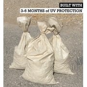 Sandbags For Flooding - Size: 14 x 26 - Orange - Sandbags Empty - Sandbags Wholesale Bulk - Sand Bag - Flood Water Barrier - Water Curb - Tent & Store Bags (10 Bags)