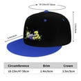 thumbnail image 4 of Splatoon 3 Kid'S Cartoon Baseball Cap,Adjustable Hip Hop Hat Flat Brim, Breathable Sun Hat For Boys Girls Blue, 4 of 7