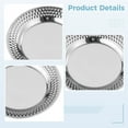 thumbnail image 3 of 4 Pcs Silver Charger Plates, Stainless Steel Round Plates 10.24 in, Elegant Table Setting for Home & Commercial Use, Wedding, Party, and Holiday Decor, 3 of 5