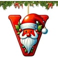 thumbnail image 1 of Colgante de letra de árbol de Navidad de acrílico | Decoración colgante con alfabeto personalizado | Decoración para árbol de Navidad para el hogar, puerta, pared, corona, 1 of 1