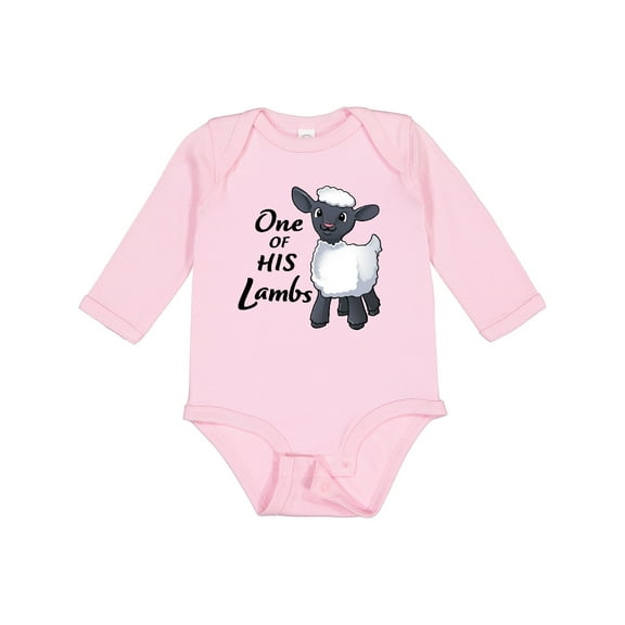 Inktastic One of His Lambs Easter Sheep Boys or Girls Long Sleeve Baby Bodysuit
