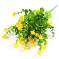 thumbnail image 4 of 2 uds flores artificiales ramo de eucalipto plantas verdes, flores de eucalipto falsas resistentes a los rayos UV (amarillo) Sincero Electrónica, 4 of 5