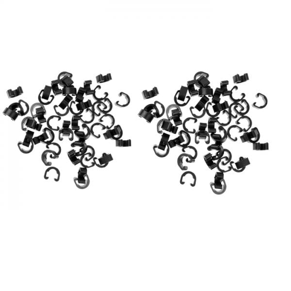 100pcs Ciclismo Bicicleta de Carretera -Clips Hebillas Carcasa Zulema Cable de bicicleta clips C