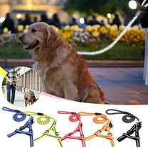 Goattoy Dog Harness Small Sized Dog No Pull Soft All-Weather Mesh Pet Dog Harnesses Vest for Easy Walking and Training Pet Puppy Essentials,Orange-1.5M