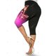 thumbnail image 3 of Leggings Talla Extra Recortados Mariposa Cintura Alta Rosegal Leggings de talla grande, 3 of 5