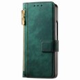 thumbnail image 2 of ShellTech Flip Case for Samsung Galaxy Z Fold 7 Leather Wallet Case , Magnetic Detachable Zipper Card Slot Wallet Cover RFID Blocking with Kickstand Shockproof,Green, 2 of 18