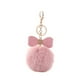 thumbnail image 1 of Minnieouse llavero de felpa con forma de bola de pelo, decoración de PU, llavero portátil, llavero de cintura, anillo de adorno, accesorio Accesorios de disfraces Rosado Minnieouse AP014329-06, 1 of 1