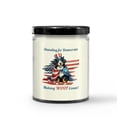 thumbnail image 3 of Democratic Bernese Mountain Dog Making Woof Count Election 2024 Soy Wax Candle Berner Lover Gifts 16oz White Vanilla Candle - 01001, 3 of 5