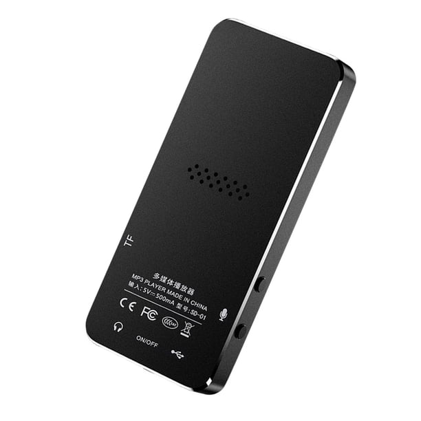 MP3 Player Con Bt 5.2 Player de audio Player digital Clear Stilder Clear Stilder Multi-Función Radio Voice Juego de GrabADORES DE JUEGO