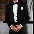 thumbnail image 3 of Aellinatey Pocket Square Cummerbund Tie Set 3in1 Formal Event Neckwear Wedding Accessory, 3 of 14