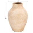 thumbnail image 3 of SAFAVIEH Mesa 14" Solid Natural Stoneware Rustic Vase, 3 of 6