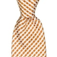 thumbnail image 2 of Scott Allan Collection Men's Checkered Necktie, Orange & White, 2 of 2