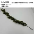 thumbnail image 4 of Simulation Artificial Christmas Leaf Cane Soft Feel Needle Vine, 1.8M 100 Mesh Pine Cypress Vine, Door Head Wall Hanging Decoration 1Pc, 4 of 7